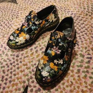 Floral Dr martens mary janes